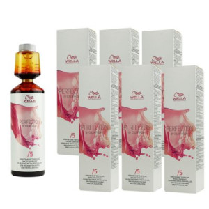 Wella Perfecton by Color Fresh 6 x 250 ml /5 mahagoni Tonspülung