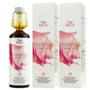 Wella Perfecton by Color Fresh 2 x 250 ml /7 Braun Tonspülung