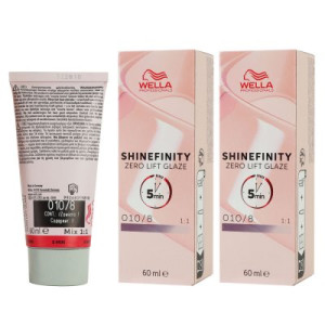 Wella Shinefinity Glaze Cool 2 x 60 ml 010/8 Opal Flash Tönung