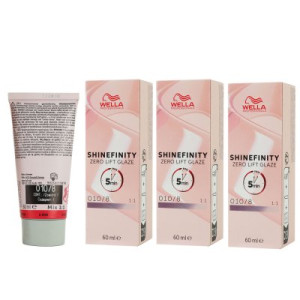 Wella Shinefinity Glaze Cool 3 x 60 ml 010/8 Opal Flash Tönung