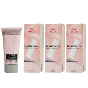 Wella Shinefinity Glaze Cool 3 x 60 ml 07/12 Mushroom Tönung