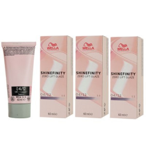 Wella Shinefinity Glaze Cool 3 x 60 ml 04/12 Chia Tönung