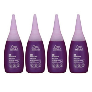Wella Pro + Perform Perm Lotion 4 x 75 ml N natürliches Haar Well Lotion