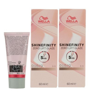 Wella Shinefinity Glaze Natural 2 x 60 ml 010/0 Flash Tönung
