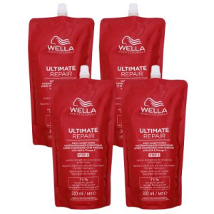 Wella Ultimate Repair Deep Conditioner 4 x 500 ml Nachfüllpack geschädigtes & strapaziertes Haar