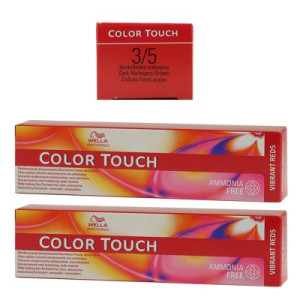 Wella Color Touch Vibrants Reds 2 x 60 ml 3/5 dunkelbraun mahagoni