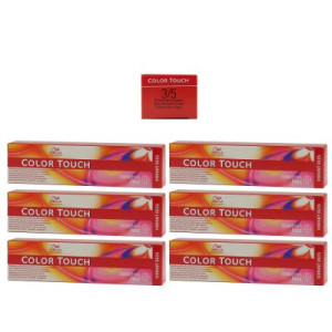Wella Color Touch Vibrants Reds 6 x 60 ml 3/5 dunkelbraun mahagoni