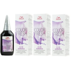 Wella Color Fresh Tönungsliquid 3 x 75 ml 0/8 perl