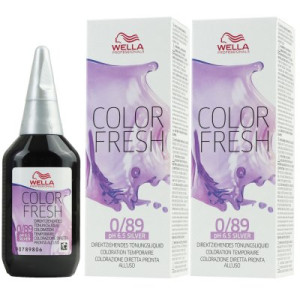 Wella Color Fresh Tönungsliquid 2 x 75 ml 0/89 perl cendre
