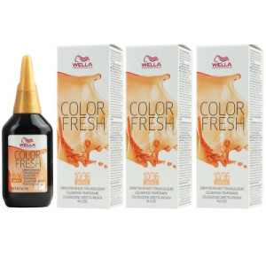 Wella Color Fresh Tönungsliquid 3 x 75 ml 10/36 hell lichtblond gold violett