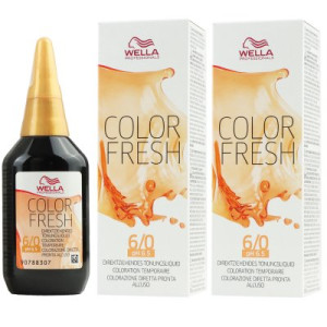 Wella Color Fresh Tönungsliquid 2 x 75 ml 6/0 dunkelblond