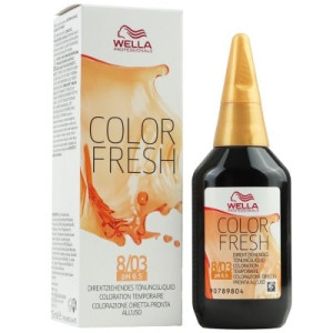Wella Color Fresh Tönungsliquid 75 ml 8/03 helllblond natur gold