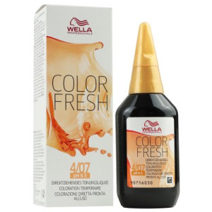 Wella Color Fresh Tönungsliquid 75 ml 4/07 mittelbraun natur braun