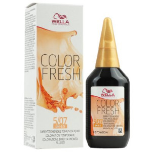 Wella Color Fresh Tönungsliquid 75 ml 5/07 hellbraun natur braun