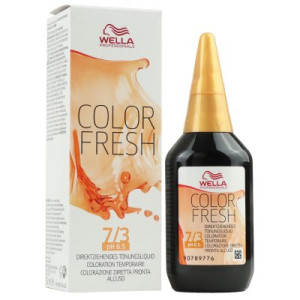 Wella Color Fresh Tönungsliquid 75 ml 7/3 mittelblond gold