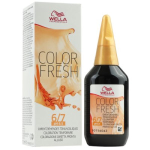 Wella Color Fresh Tönungsliquid 75 ml 6/7 dunkelblond braun