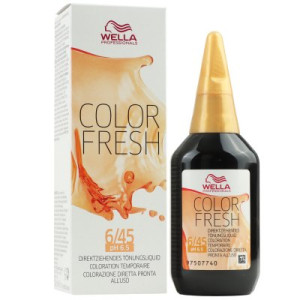 Wella Color Fresh Tönungsliquid 75 ml 6/45 dunkelblond rot mahagoni