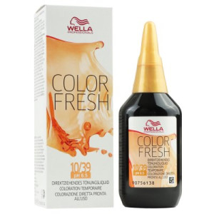 Wella Color Fresh Tönungsliquid 75 ml 10/39 hell lichtblond gold cendre