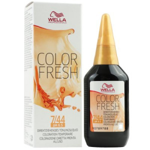 Wella Color Fresh Tönungsliquid 75 ml 7/44 mittelblond rot intensiv