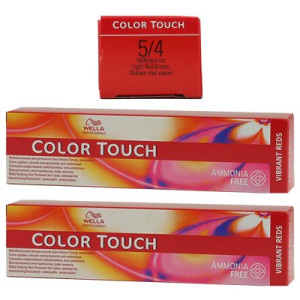 Wella Color Touch Vibrants Reds 2 x 60 ml 5/4 hellbraun rot