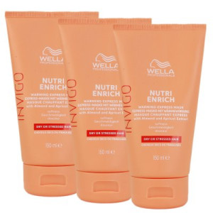 Wella Invigo Nutri Enrich 3 x 150 ml wärmende Haarmaske