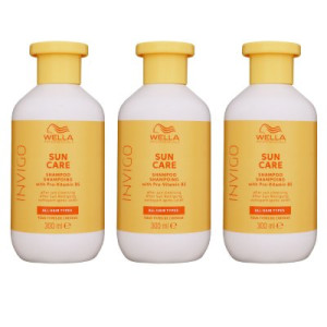 Wella Invigo Sun Care 3 x 300 ml Haarshampoo After Sun Shampoo