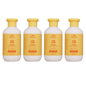 Wella Invigo Sun Care 4 x 300 ml Haarshampoo After Sun Shampoo