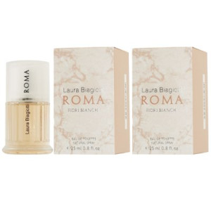 Laura Biagiotti Roma Fiori Bianchi 2 x 25 ml Eau de Toilette EDT Damenduft
