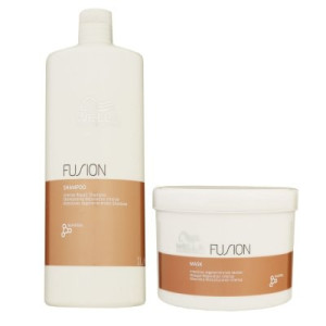 Wella Fusion Intense Repair Shampoo 1000 ml & Maske 500 ml