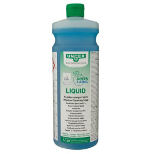 Unger Green Label Liquid GTL10 Fensterreinigungsseife 1 Liter gelartiges Konzentrat