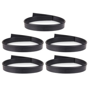 Unger Green Label Wischergummi schwarz 10 Stück mit Naturkautschuk - 25 cm