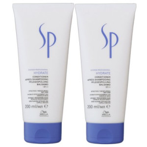 Wella SP Hydrate Conditioner 2 x 200 ml für trockenes Haar spendet Feuchtigkeit