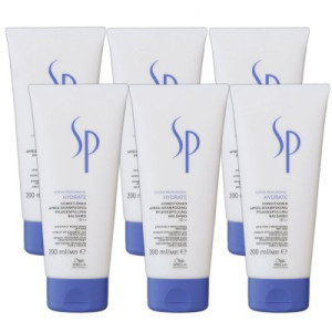 Wella SP Hydrate Conditioner 6 x 200 ml für trockenes Haar spendet Feuchtigkeit