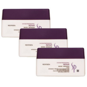 Wella SP Repair Mask 3 x 200 ml Haarmaske für geschädigtes strapaziertes Haar Haarkur
