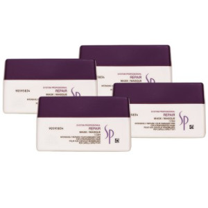Wella SP Repair Mask 4 x 200 ml Haarmaske für geschädigtes strapaziertes Haar Haarkur