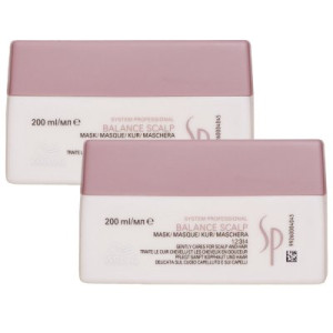 Wella SP Balance Scalp Mask 2 x 200 ml Haarkur für empfindliche Kopfhaut