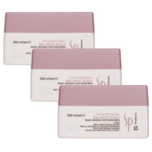 Wella SP Balance Scalp Mask 3 x 200 ml Haarkur für empfindliche Kopfhaut