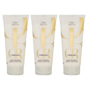 Wella Oil Reflections 3 x 200 ml Conditioner