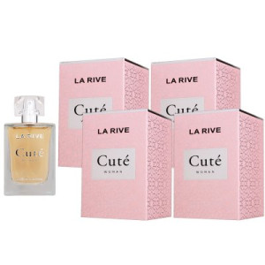La Rive Cute 4 x 100 ml Eau de Parfum EDP Damenparfum