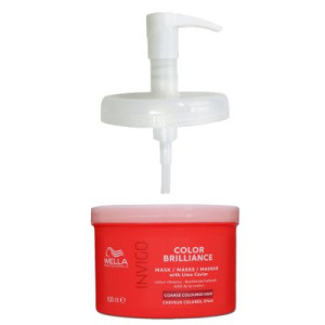 Wella Invigo Color Brilliance 500 ml Maske & 500 ml Dosierpumpe Pumpe für Haarmaske