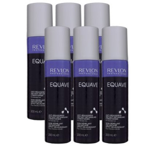 Revlon Equave Anti Brassiness Instant Detangling 6 x 200 ml Conditioner Leave In langes Blondes Haar