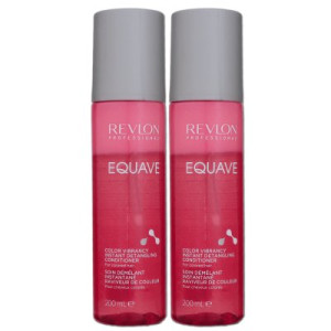 Revlon Equave 2 x 200 ml Color Vibrancy Instant Detangling Conditioner Leave In gefärbtes Haar