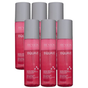 Revlon Equave 6 x 200 ml Color Vibrancy Instant Detangling Conditioner Leave In gefärbtes Haar