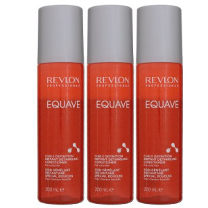 Revlon Equave 3 x 200 ml Curls Definition Instant Detangling Conditioner für locken