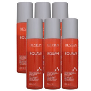 Revlon Equave 6 x 200 ml Curls Definition Instant Detangling Conditioner für locken