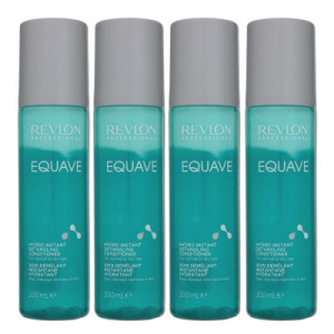 Revlon Equave Hydro Instante Detangler Conditioner 4 x 200 ml Feuchtigkeit Keratin für trockenes Haa