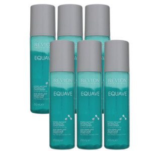 Revlon Equave Hydro Instante Detangler Conditioner 6 x 200 ml Feuchtigkeit Keratin für trockenes Haa