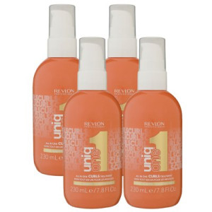 Revlon Uniq One All in One Curls Treatment 4 x 230 ml Conditioner Spray für Locken