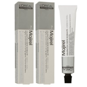 Loreal Majirel 2 x 50 ml Haarfarbe 7 mittelblond Permanente Haarfarbe