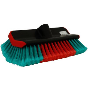 Vikan High/low Autowaschbürste mit Wasserdurchlauf 280 mm weich gesplisst schwarz